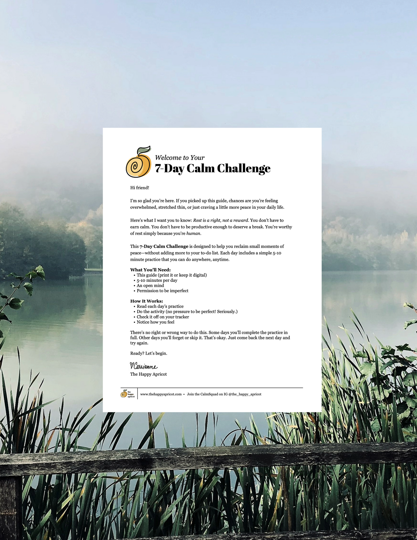 7-Day Calm Challenge