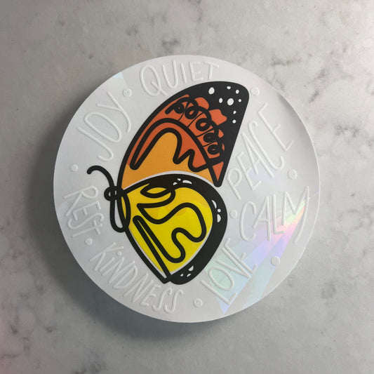 Rainbow Sun Catcher Stickers