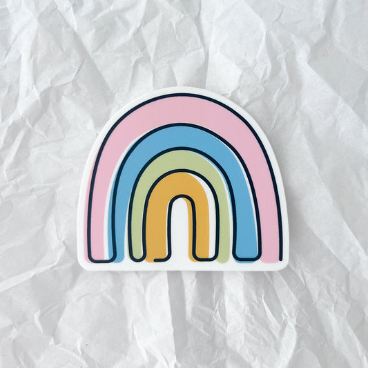 4" Rainbow Sticker